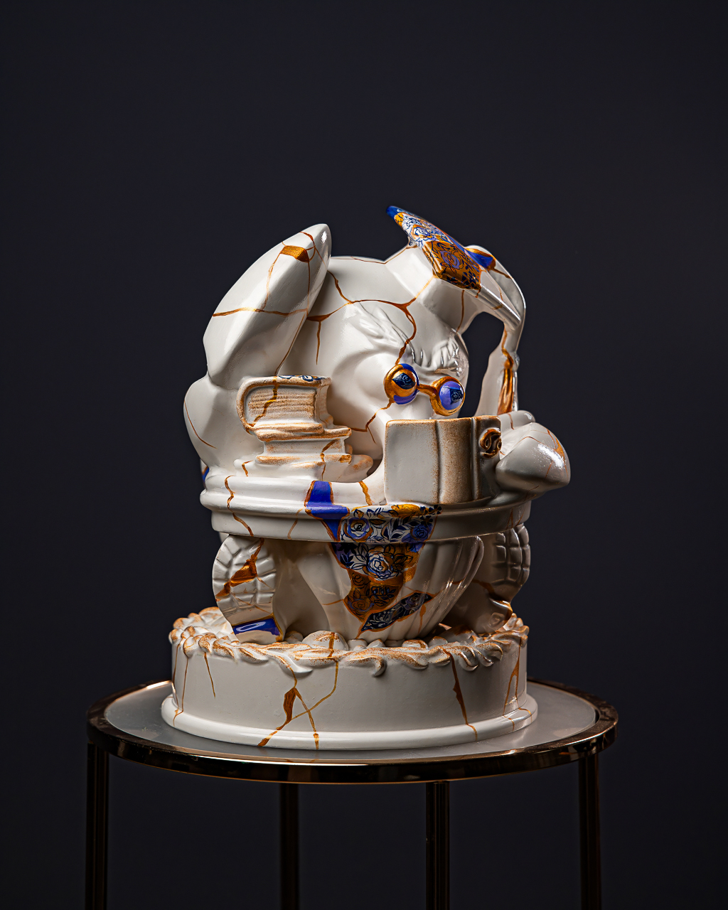 Statuette Cancer – Zodiac Kintsugi