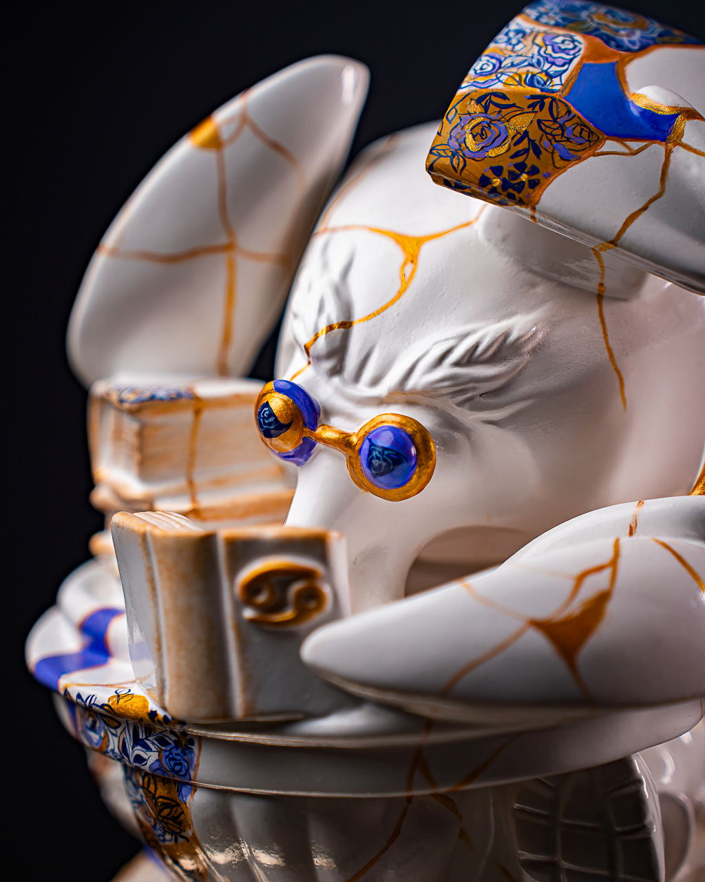 Statuette Cancer – Zodiac Kintsugi