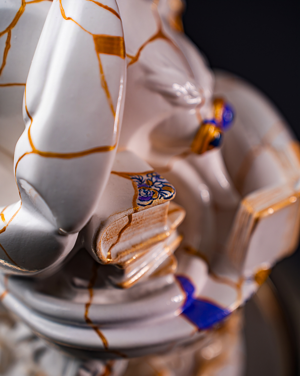 Statuette Cancer – Zodiac Kintsugi