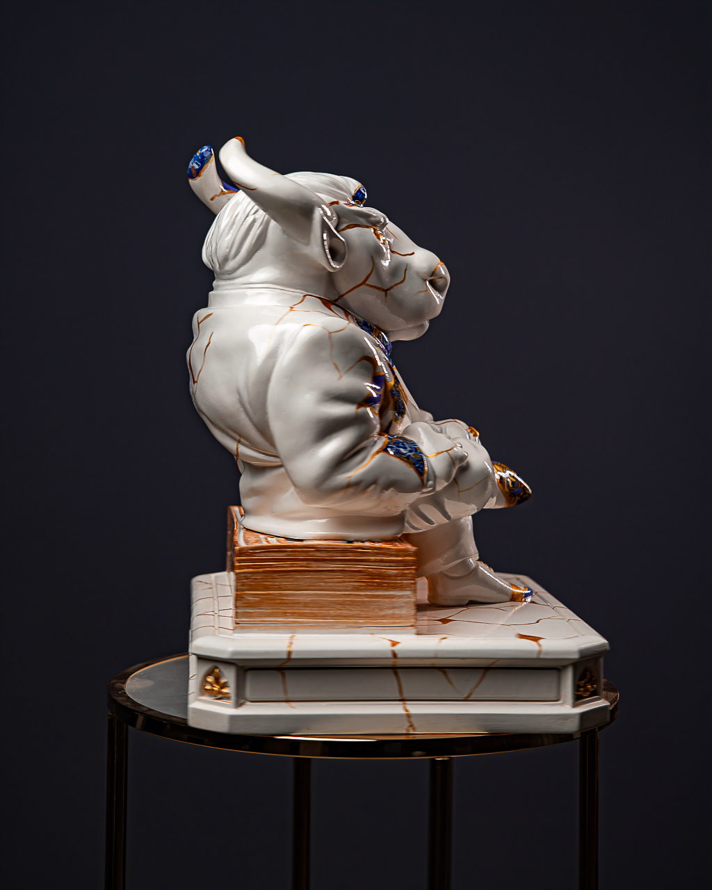 Statuette Taurus – Zodiac Kintsugi