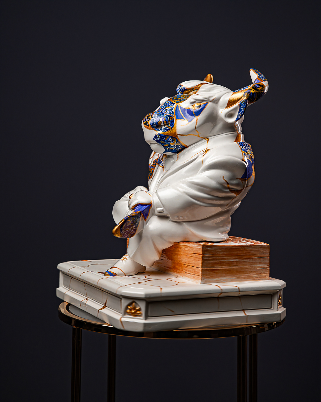 Statuette Taurus – Zodiac Kintsugi