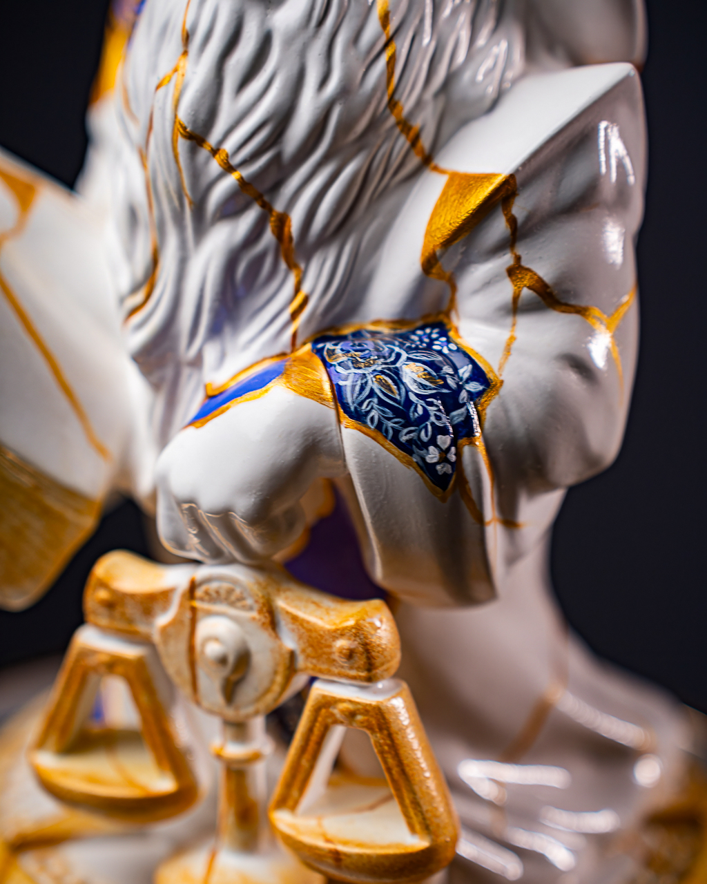 Statuette Libra – Zodiac Kintsugi