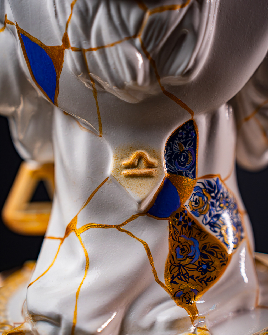 Statuette Libra – Zodiac Kintsugi