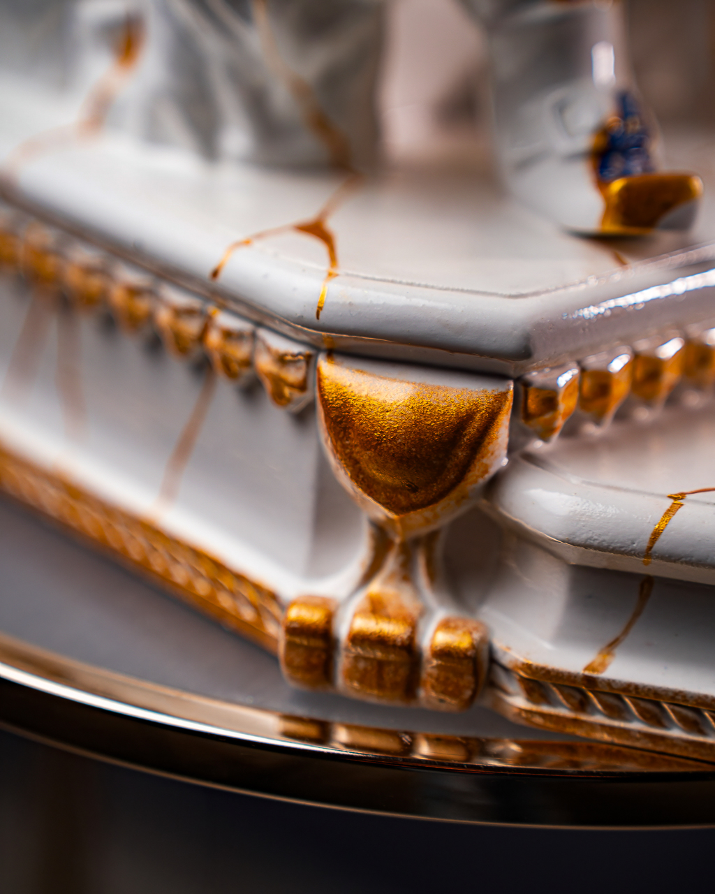 Statuette Leo – Zodiac Kintsugi